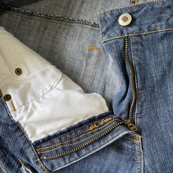 Coldwater Creek Womens Denim Cuffed Casual Vacation Capris-Sz-12 - Picture 7 of 16